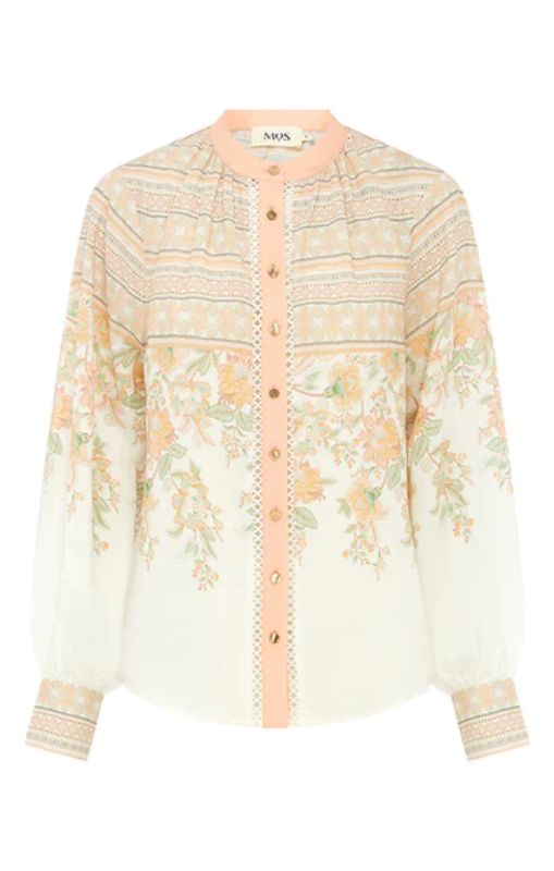 MOS - Joanna Blouse - Floral Border
