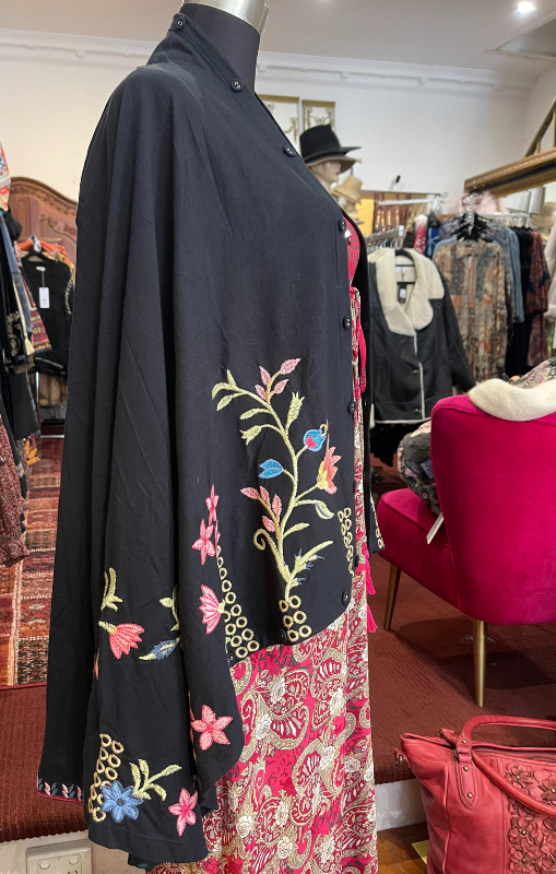 JohnnyWas-ButtonNeckDrapedCardigan-Georgia-Blackprincessbazaar1