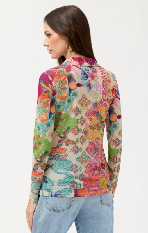 JohnnyWas-MESHBUTTONFRONTSHIRT-McdreamerPrintprincessbazaar