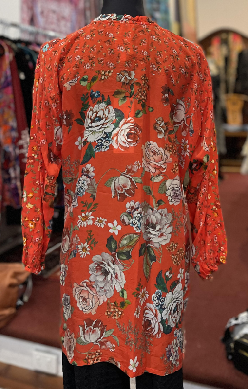Johnny Was - Neeka Tunic - Attar - Firey Print