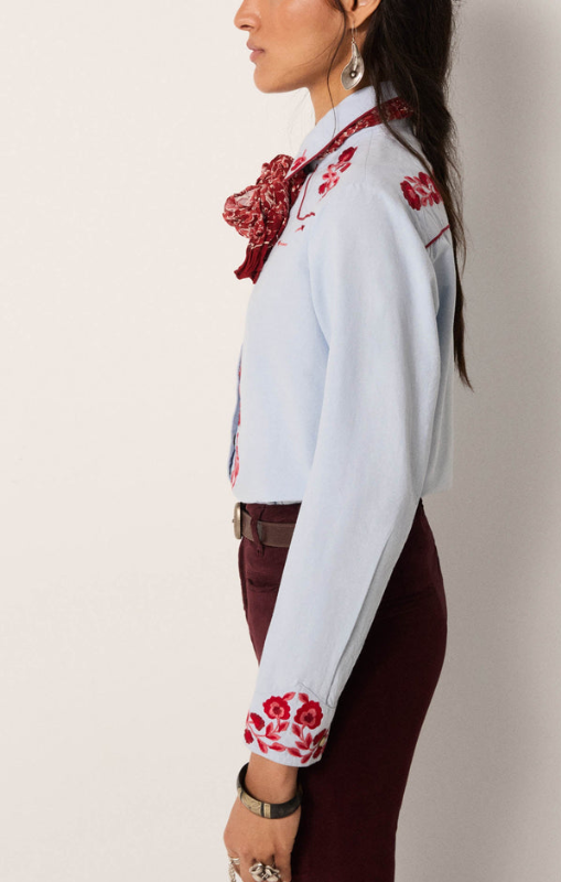 Jose Ranch blue vera cruz blouse maison hotel princess bazaar