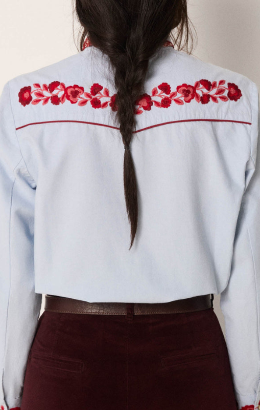 Jose Ranch blue vera cruz blouse maison hotel princess bazaar