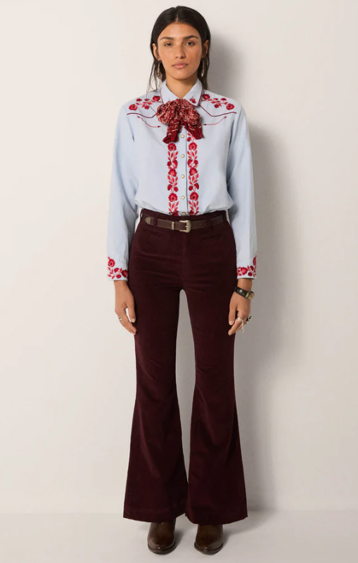 Maison Hotel - Jose Blouse - Ranch Blue