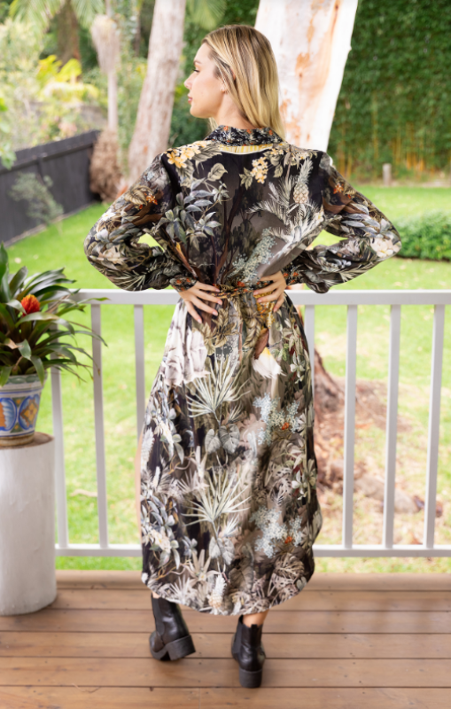 Cienna - Jungle Buttoned Dress