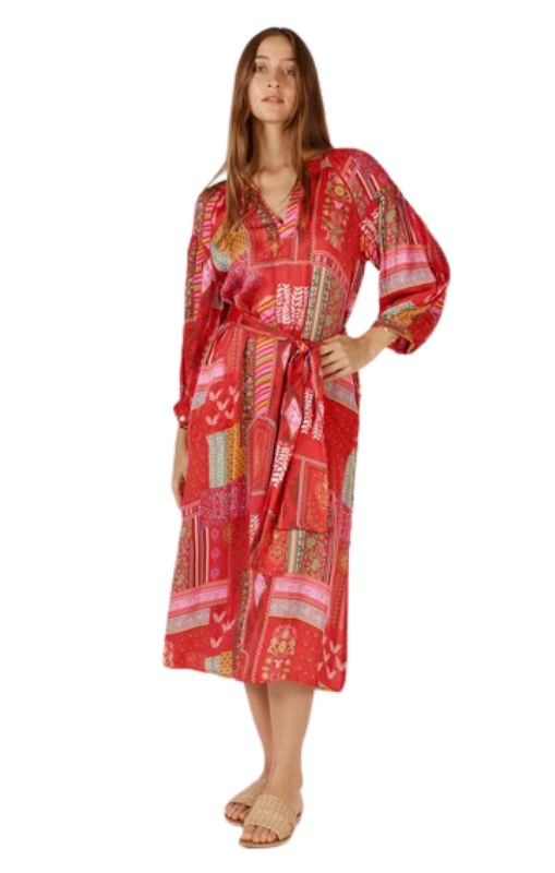 Khari maxi red rubyyaya princessbazaar