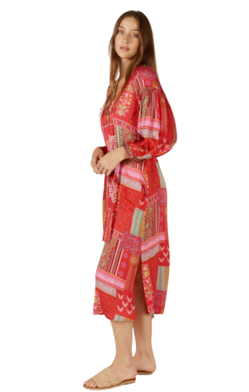 Khari maxi red rubyyaya princessbazaar