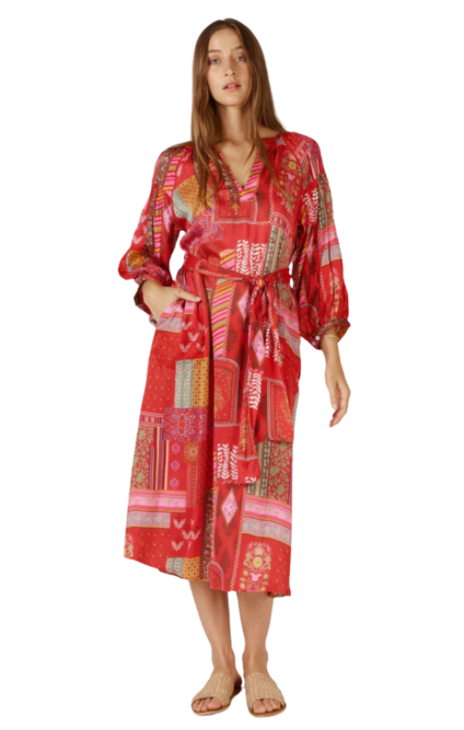 Khari maxi red rubyyaya princessbazaar