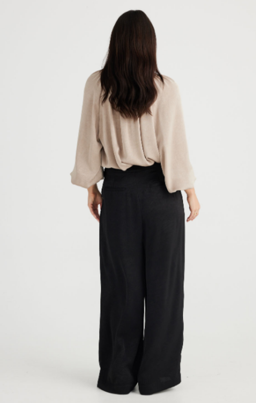 Brave + True - LAINEY PANT - BLACK - BT24074-1 - last one