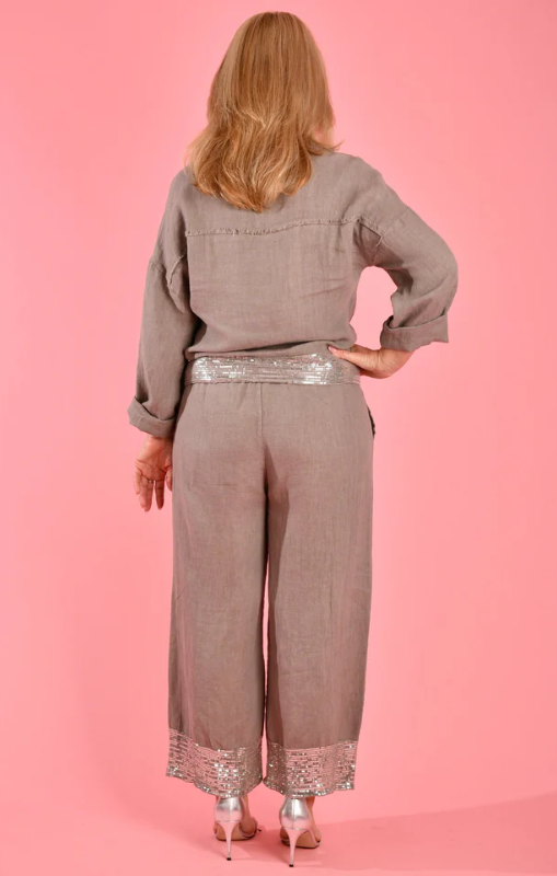 LaSofia-BELTEDSEQUINBOTTOMPANTS-TAUPE-VLSP490_23240_princessbazaar1