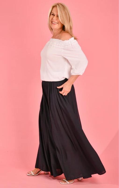 LaSofia-FREMANTLEROUCHEDWIDELEGPANT-BLACK-VBLP206princessbazaar1