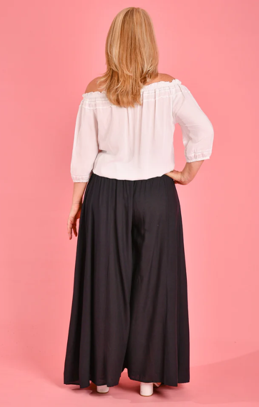 LaSofia-FREMANTLEROUCHEDWIDELEGPANT-BLACK-VBLP206princessbazaar1