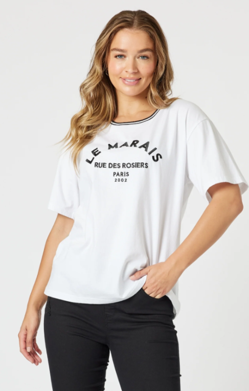 LeMaraisEmbroideredT-Shirt-White48224threadzprincessbazaar1