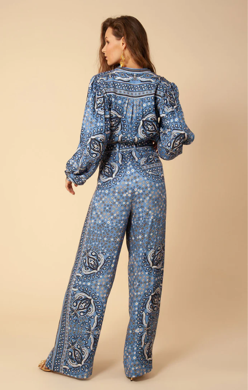 Hale Bob - Leya Twill Pant - Blue - 35WW5020