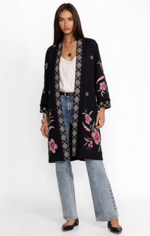 Johnny Was - Libbi French Terry Kimono Coat - Princess Bazaar