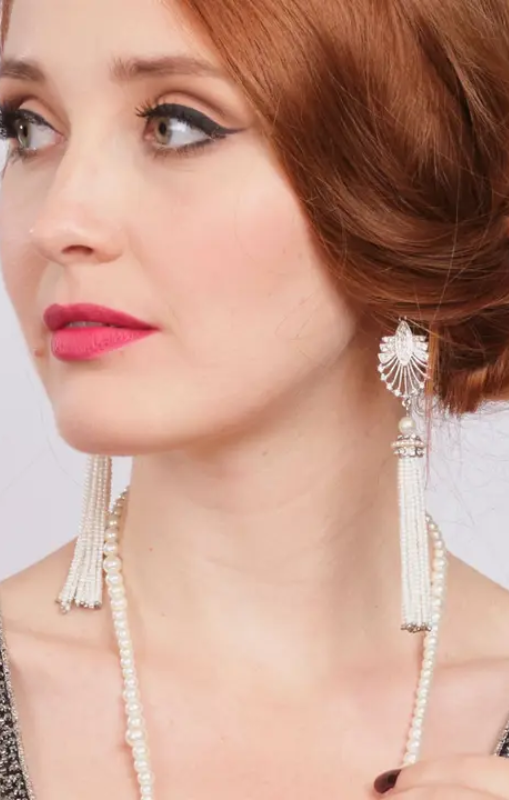 LongTasselEarringsFlapperStyle1920sTasselDropEarringslovettandcoprincessbazaar1