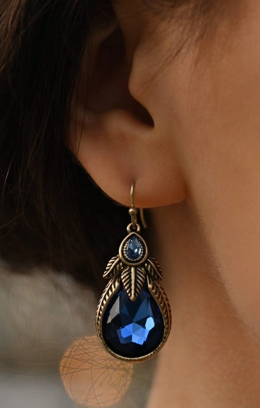 Lovett_Co-SapphireArtNouveauEarrings-PalmLeafEarrings-11820princessbazaar1