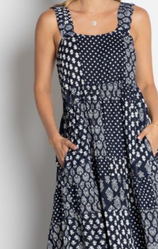 Lula Life Talei sundress navy Princess Bazaar1