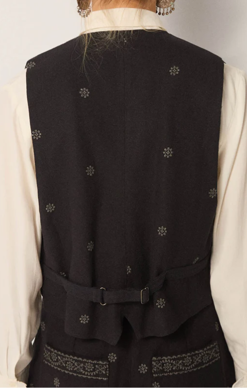 Lupito Vest charro black Tequila maison hotel princess bazaar