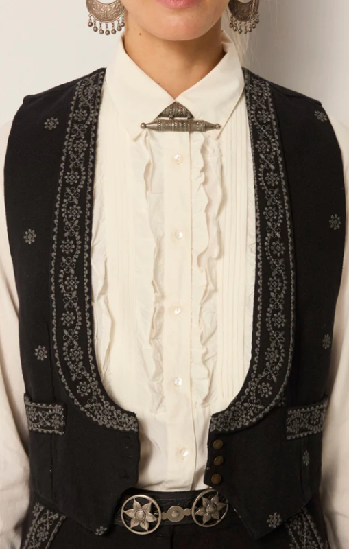 Lupito Vest charro black Tequila maison hotel princess bazaar
