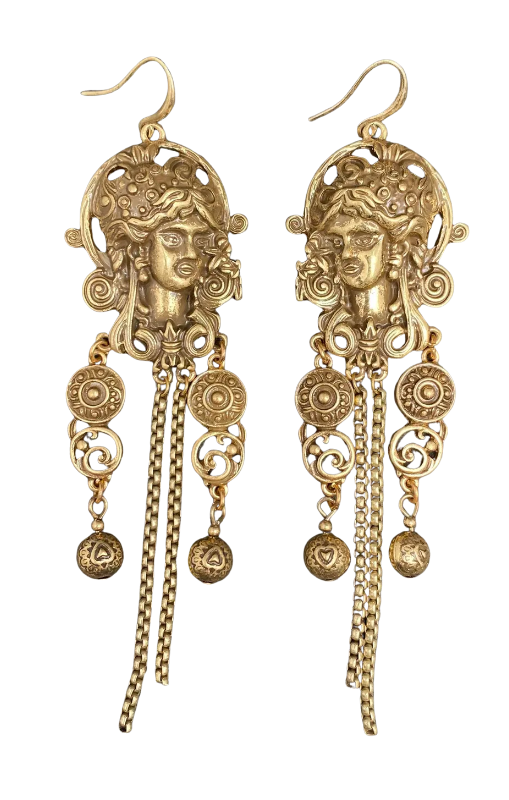 MIO68493 greek goddess earrings princess bazaar