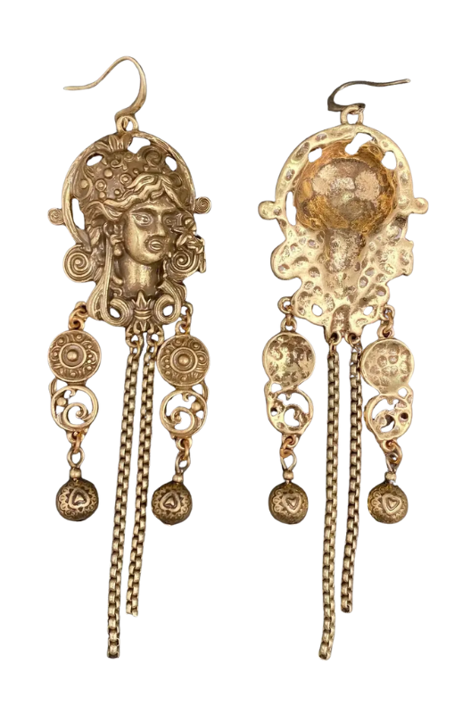 MIO68493 greek goddess earrings princess bazaar