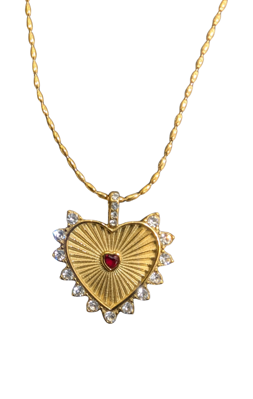 MIO68750 Frida heart necklace princess bazaar