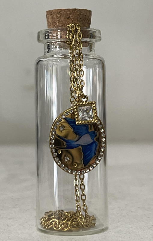 MIO69116B bluebird necklace princess bazaar