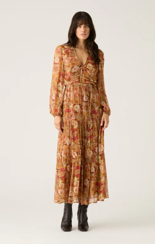 Mos - MORGAN PRINT MIDI DRESS - 54426 - last one