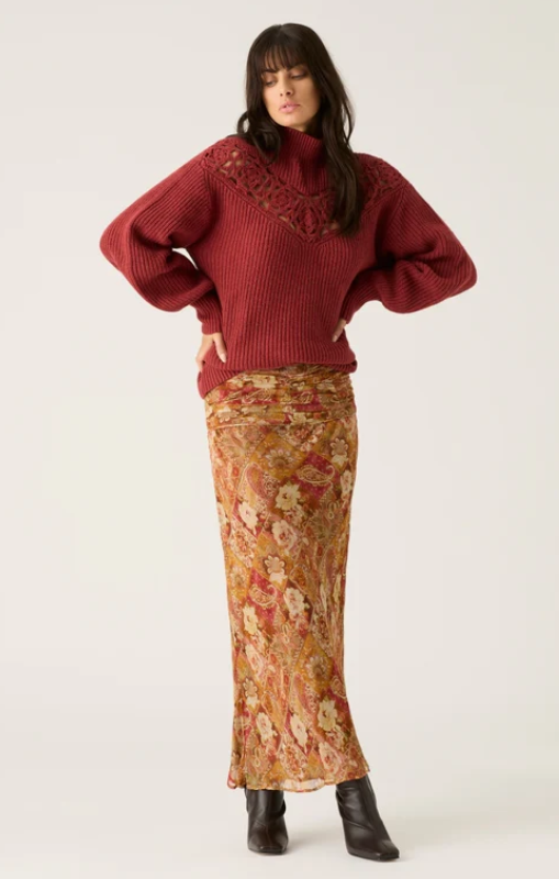 Mos - MORGAN PRINT SKIRT - 54425 - last one