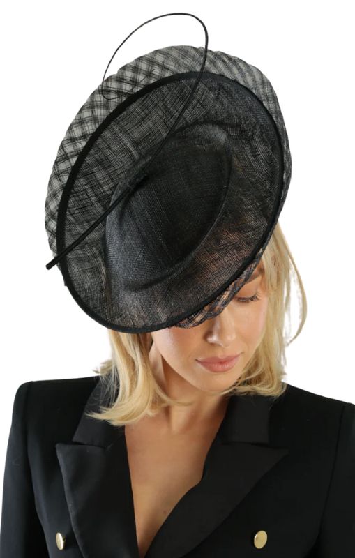 Maeve fascinator black morgan_taylor princessbazaar