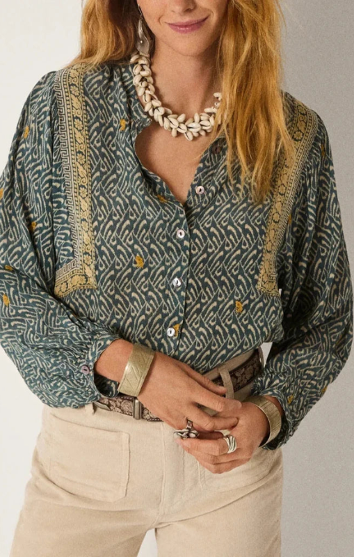 MaisonHotel-MarilynBlouse-BlueShiboriprincessbazar