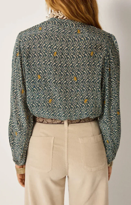 MaisonHotel-MarilynBlouse-BlueShiboriprincessbazar