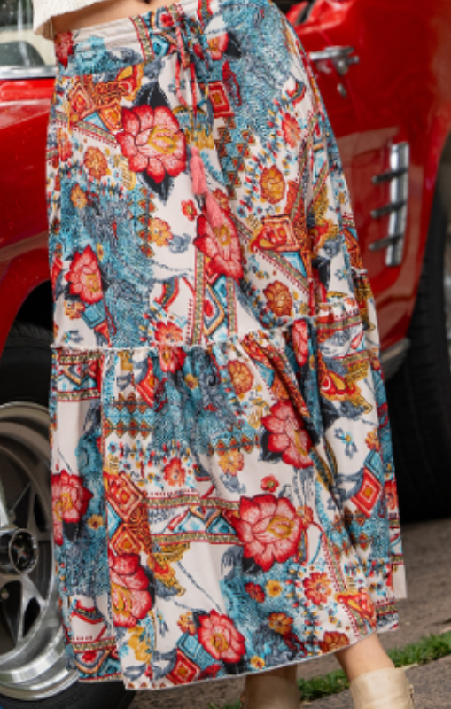 MargotF rill Maxi skirt SKT-12-MGO cienna princess bazaar