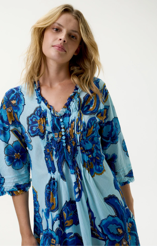 MiddyPoppy-Lemnos-Cotton-BlueFloweroneseasonprincessbazaar1