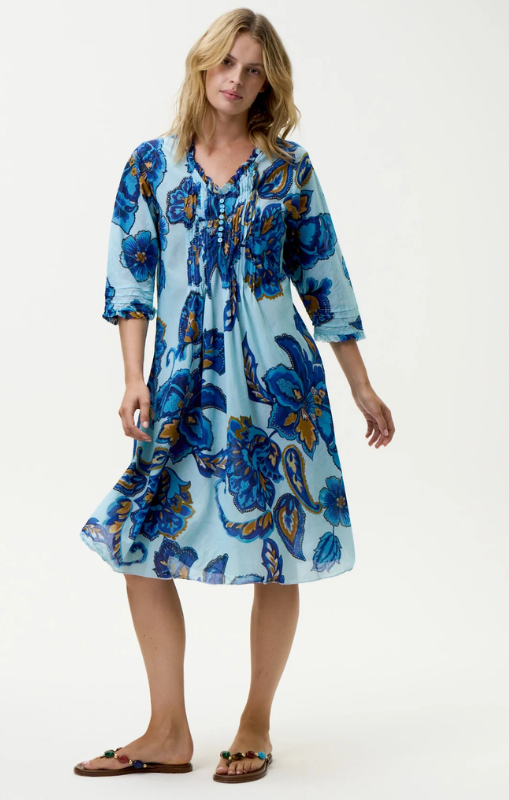 MiddyPoppy-Lemnos-Cotton-BlueFloweroneseasonprincessbazaar1