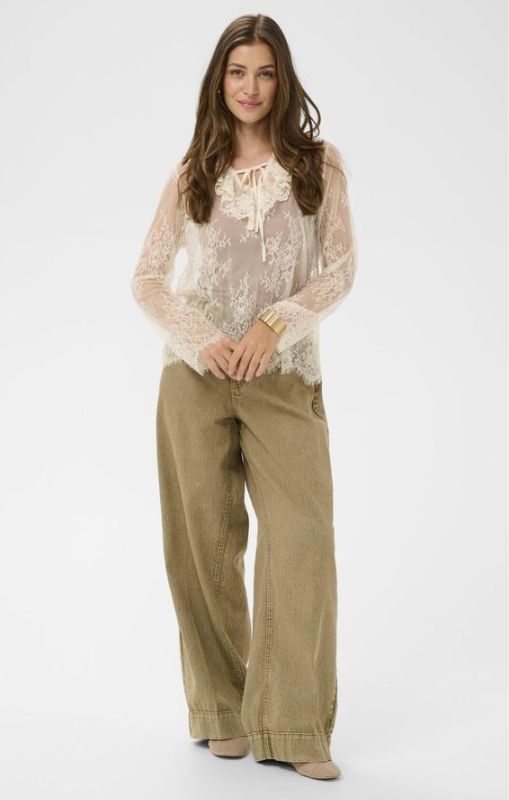 Mira Blouse whisper white cream princess bazaar