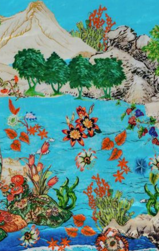 Montpellier scarf ruby yaya princess bazaar