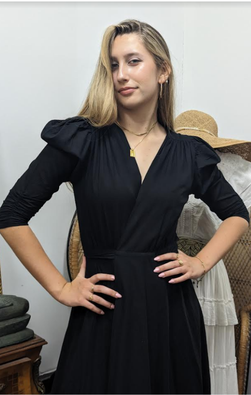 Natasha the Label - Muscari Wrap Dress - Black