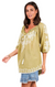 Naudic - Oregon Top Margot Embroidery - Moss