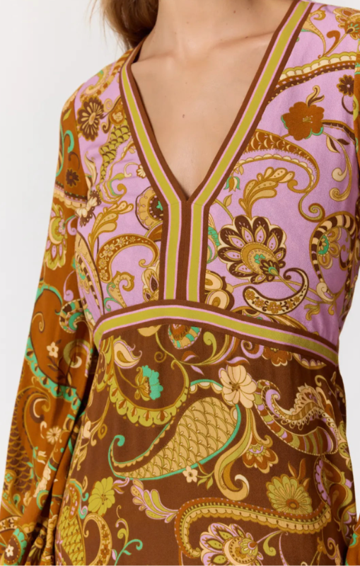 Nine lives bazaar maple maxi dress mulberry princess bazaar