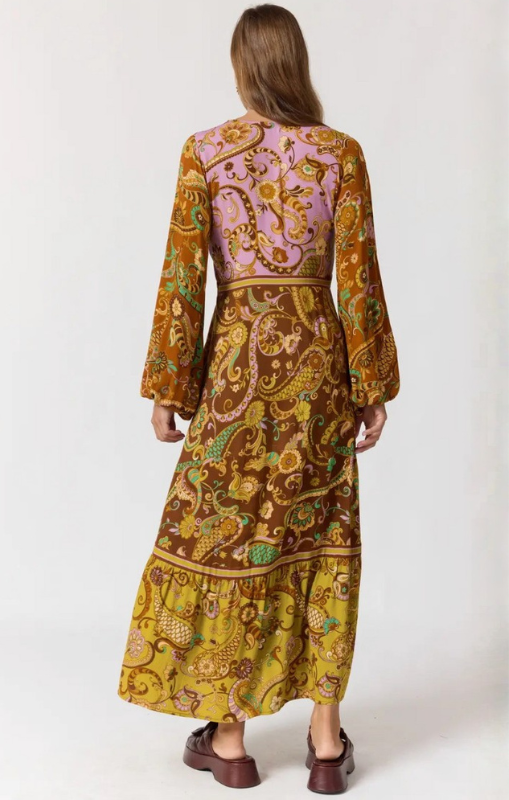 Nine lives bazaar maple maxi dress mulberry princess bazaar