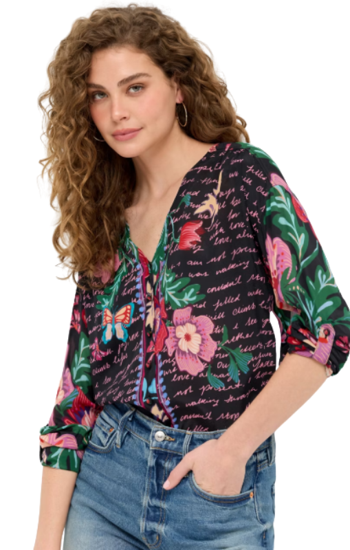 Nisha button up shirt Adeline johnny was princess bazaar