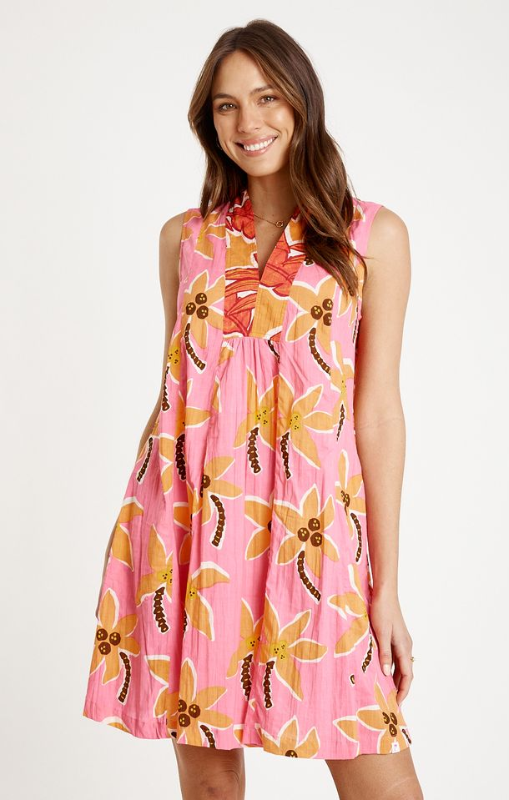 Omaha sleeveless dress melon ibsa princess bazaar