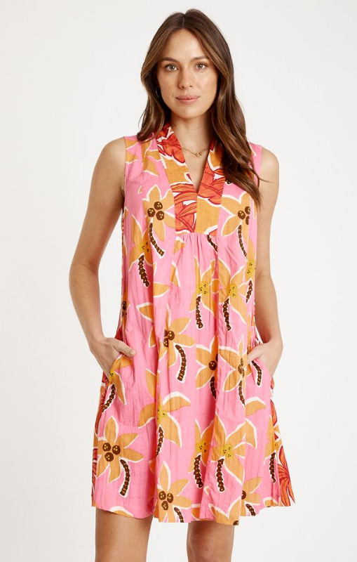 Omaha sleeveless dress melon ibsa princess bazaar