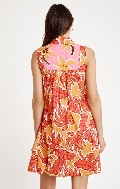 Omaha sleeveless dress melon ibsa princess bazaar