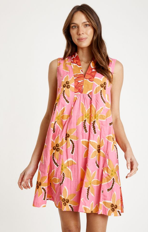 Omaha sleeveless dress melon ibsa princess bazaar