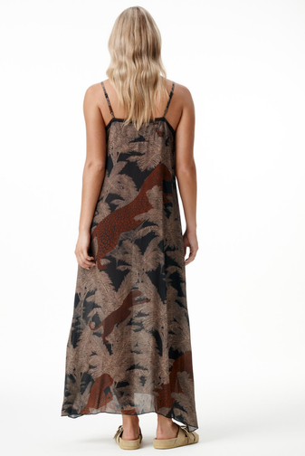 OneSeason-AntoinetteSlip-PalmSafari-Viscose-BlackCamelprincessbazaar1