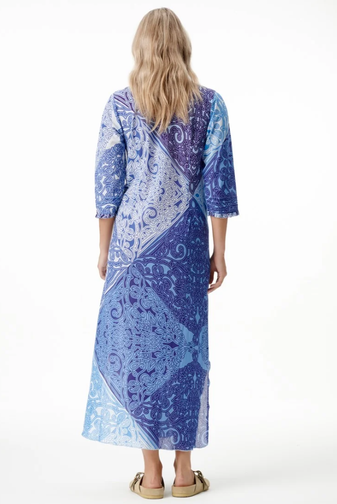 OneSeason-LongPoppy-BlueMosaic-Cotton-NavyWhiteprincessbazaar1