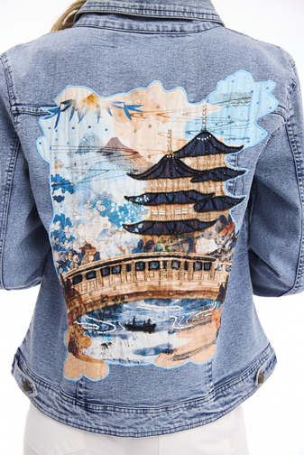 Orientique - Nanjing Jacket - Denim Patch - 62838
