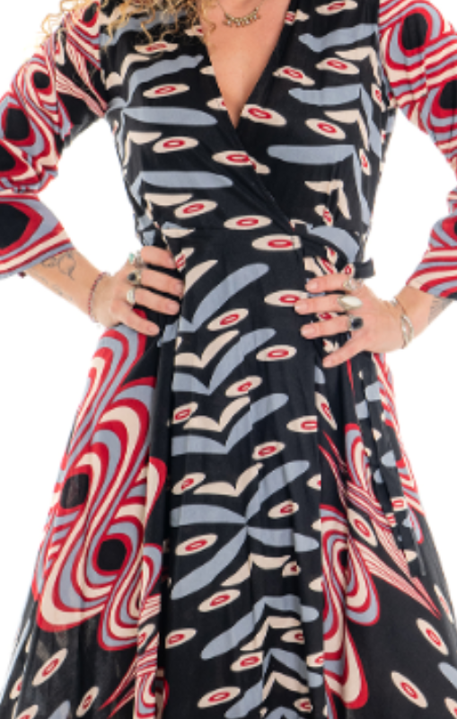 Orion wrap dress cienna princess bazaar LR-54-ORN